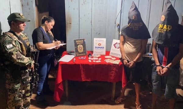 Agentes antidrogas incautan dosis de cocaína, crack y marihuana en Ciudad del Este - El Trueno