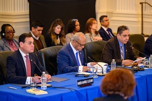 Ramírez Lezcano, candidato a presidir la OEA, presentó sus propuestas e iniciativas en Washington