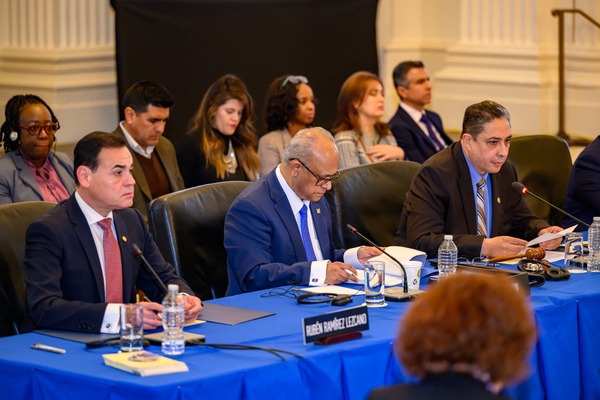 Ramírez Lezcano, candidato a presidir la OEA, presentó sus propuestas e iniciativas en Washington