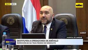 Video: destituyen a operadores políticos de Orlando Arévalo del Hospital de Lambaré - ABC Noticias - ABC Color