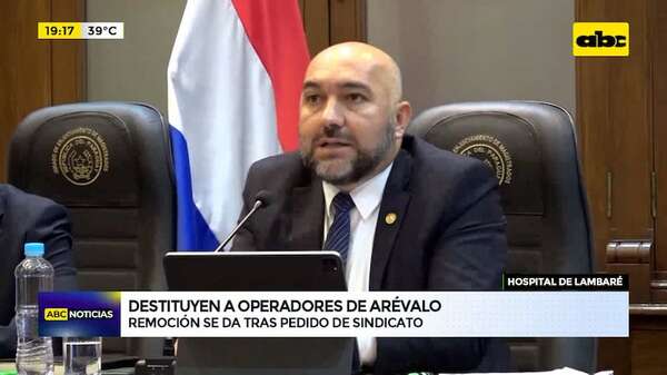 Video: destituyen a operadores políticos de Orlando Arévalo del Hospital de Lambaré - ABC Noticias - ABC Color