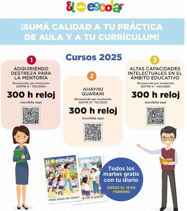 ABC Escolar regresa con cursos avalados por el MEC - Empresariales - ABC Color