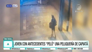 Joven con antecedentes ''peló'' una peluquería de Capiatá