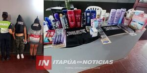 DOS MUJERES TRAS LAS REJAS POR HURTAR OBJETOS DE UN COMERCIO EN ENCARNACIÓN  - Itapúa Noticias