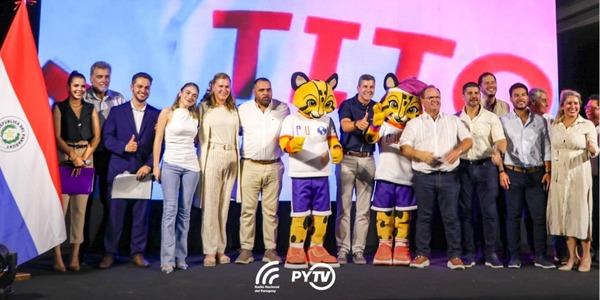 Presentaron a los representantes oficiales de Asu2025: los atletas mellizos Tito y Tika • PARAGUAY TV