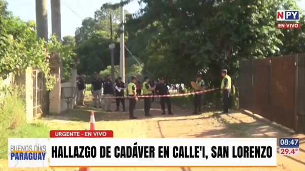 Hallan cuerpo sin vida de un joven en San Lorenzo