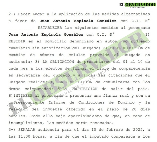 Otorgan libertad ambulatoria a funcionarios de puertos procesados por presunto desvío de ingresos