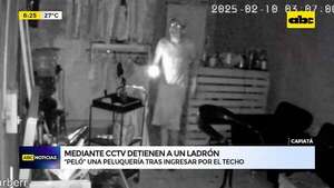 Video: Ladrón “Peló” una peluquería tras ingresar por el techo  - ABC Noticias - ABC Color