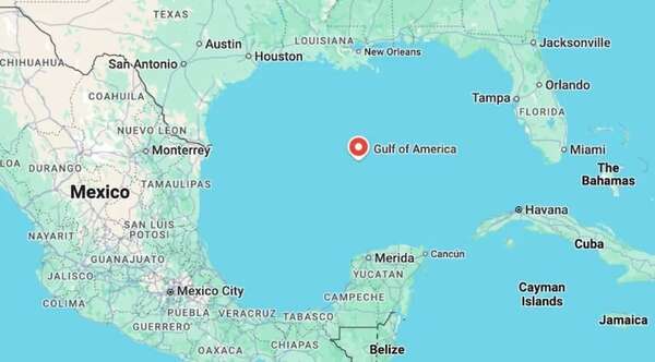 El Golfo de México ya se llama Golfo de América en Google Maps - Mundo - ABC Color