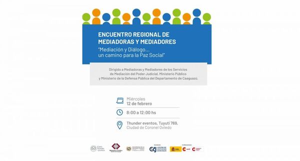 Realizarán primer encuentro regional de mediadores de Caaguazú 