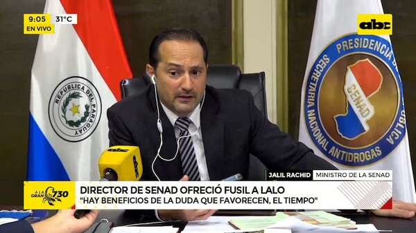 Primo de Lalo Gomes seguirá en la Senad, confirma Jalil Rachid - ABC Noticias - ABC Color