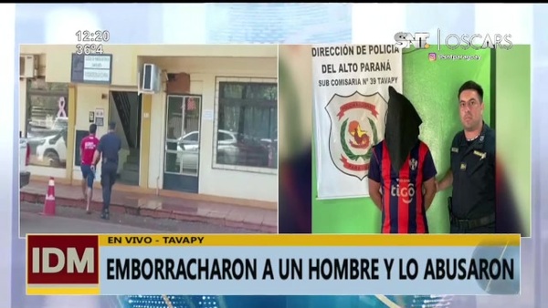 Hombre fue embriagado y víctima de abuso en Tavapy - SNT