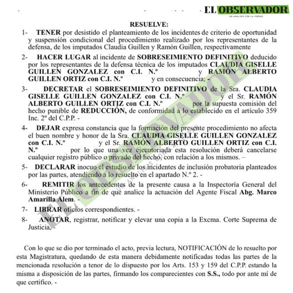 Auxiliar fiscal Claudia Guillén es sobreseída definitivamente en causa por uso de una camioneta denunciada como robada