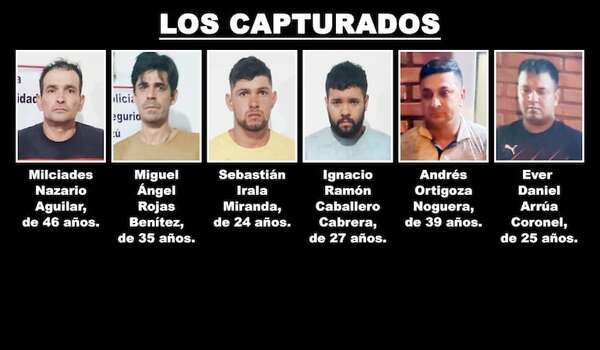 Otros seis detenidos en Yhú tras la captura de Yakare Po’i - Policiales - ABC Color
