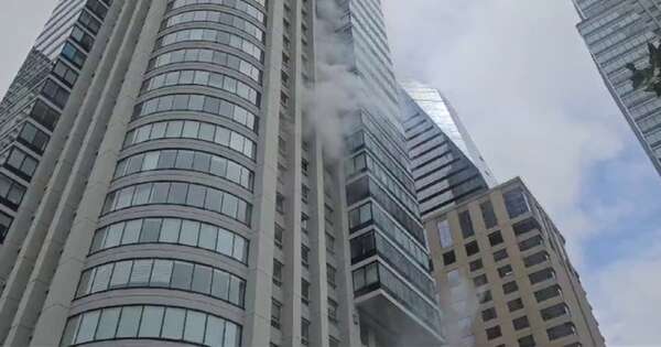 Diario HOY | Al menos cien evacuados en incendio en torre de 50 pisos en Buenos Aires