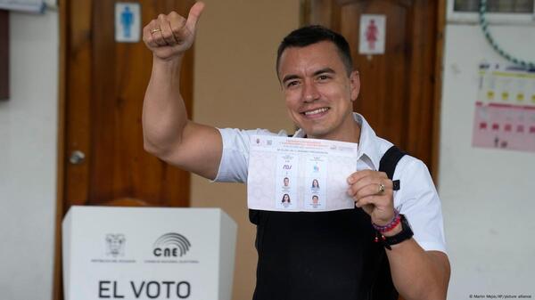 Noboa denuncia irregularidades y amenazas de grupos criminales en las elecciones de Ecuador - El Trueno