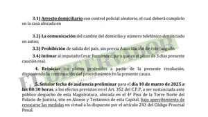 Decretan arresto domiciliario a procesado por presunto perjuicio de más de G 1.261 millones a financiera