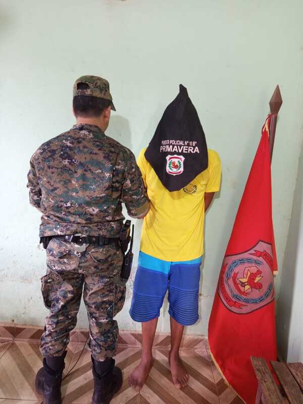 Hombre con antecedentes es aprehendido por violencia familiar en el barrio Primavera