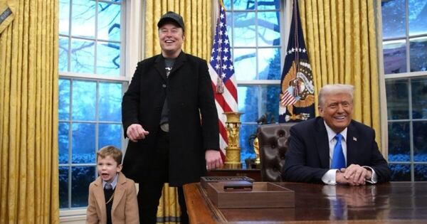 La Nación / El hijo de Elon Musk se roba el protagonismo en la Casa Blanca