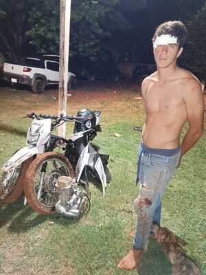 Atrapan a ladrón de moto en Minga Guazú - ADN Digital