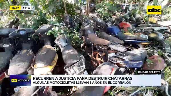Recurren a orden judicial para destruir chatarras del corralón de Ciudad del Este - ABC TV - ABC Color