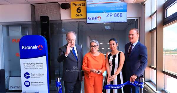 La Nación / Asunción y Salta se conectan de nuevo: se reinauguró el vuelo directo