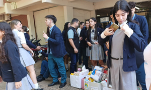 UPD Solidario: Estudiantes del colegio Parroquial ayudan a neonatología - OviedoPress