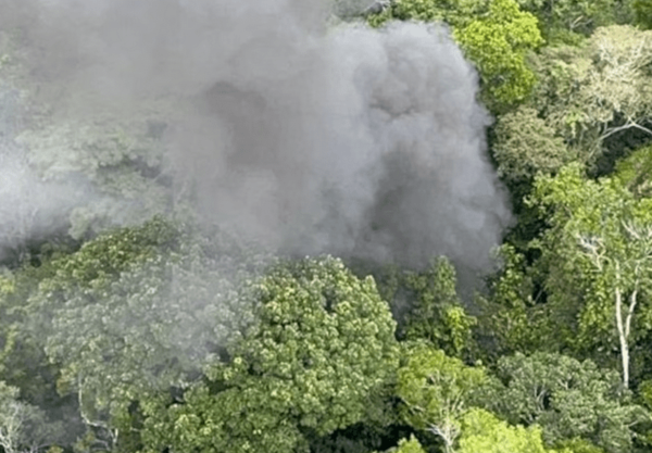 Las FF.AA. de Brasil derribaron avión cargado de drogas procedente de Venezuela que ignoró la orden de aterrizaje