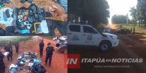 TIROTEO EN MAYOR OTAÑO: INTERVENCIÓN POLICIAL PUDO HABER FRUSTRADO ASALTO BANCARIO - Itapúa Noticias