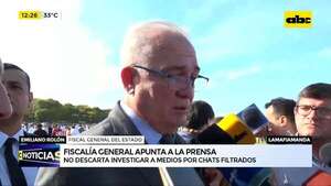 #LaMafiaManda: “Nadie está exento de ser investigado”, dice fiscal general - ABC Noticias - ABC Color