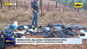 Itapúa: balacera culmina con detención e incautación de equipo delictivo - ABC Noticias - ABC Color