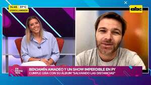 Por primera vez en Paraguay: Benjamín Amadeo ofrecerá un concierto íntimo para sus fans - Ensiestados - ABC Color