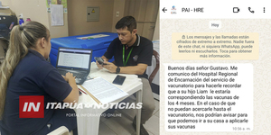 HOSPITAL REGIONAL DE ENCARNACIÓN REFUERZA VACUNACIÓN CON RECORDATORIOS Y APLICACIÓN A DOMICILIO - Itapúa Noticias