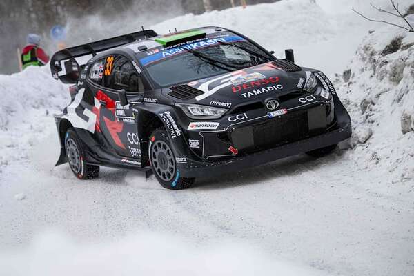 Elfyn Evans (Toyota), primer líder del Rally de Suecia - Automovilismo - ABC Color