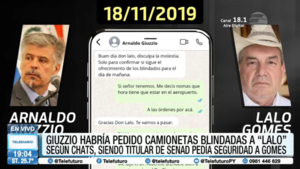 Chats entre Arnaldo Giuzzio y "Lalo" Gomes