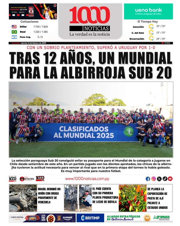 14 Febrero 2025 - 1000 Noticias