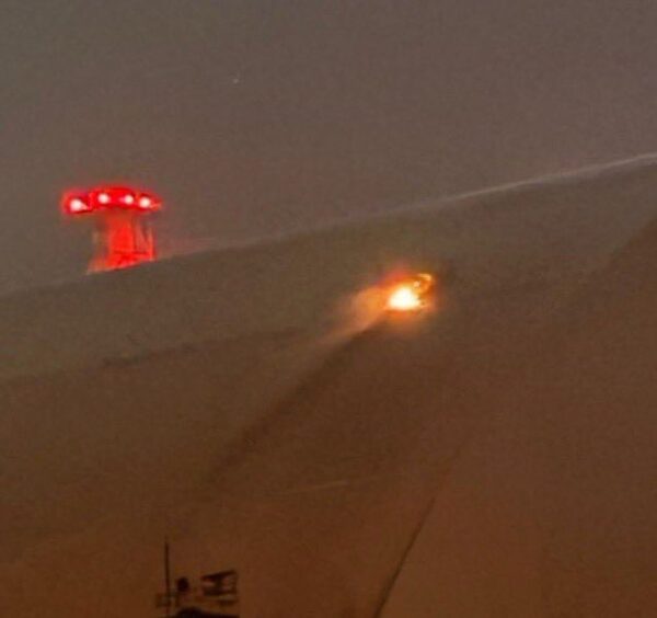 (Video) Dron ruso impactó en la barrera de seguridad de la central nuclear de Chernóbil
