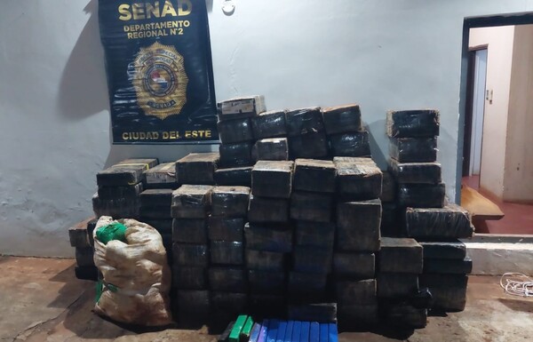 Incautan más de una tonelada de marihuana prensada en la frontera entre Alto Paraná y Canindeyú - .::Agencia IP::.