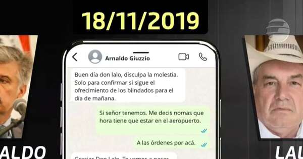 Diario HOY | El abdismo y sus vínculos con el narcotráfico: los chats de Giuzzio y Lalo