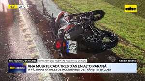 Video: Una muerte cada tres días en Alto Paraná - ABC TV - ABC Color