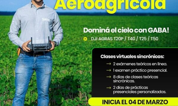 Ofrecen curso de Piloto Aeroagrícola