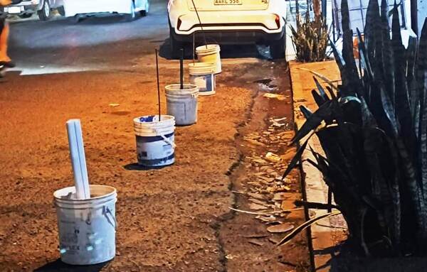 Comerciante privatiza calle en pleno centro de Luque •