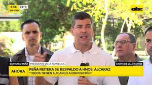 Por fin habló Peña: esto dijo sobre los chats que involucran a dos de sus ministros  - ABC Noticias - ABC Color