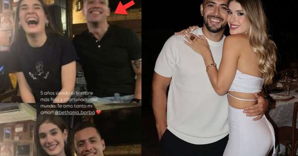 La Nación / Novio de Betha Borba presume ser el “hombre más feliz” por San Valentín
