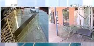 Conductor choca contra peluquería en Luque - SNT