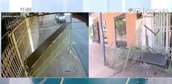Conductor choca contra peluquería en Luque - SNT