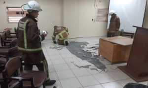 Hospital de Clínicas: Parte del techo de un ascensor cae sobre un bebé de tres meses