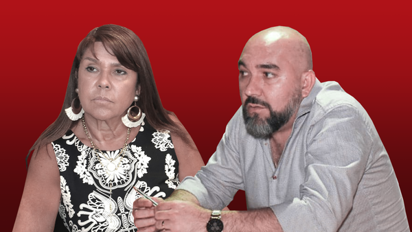 Orlando Arévalo y Celeste Amarilla intercambian “flores” en el Día de los Enamorados