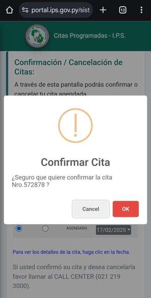 IPS implementa “confirmación de citas” ¿Por qué es obligatorio? - Nacionales - ABC Color