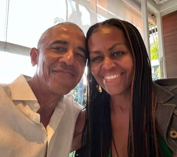 ¡Leé los tiernos mensajes de Michelle y Barack Obama en el Día de los Enamorados! - Gente - ABC Color